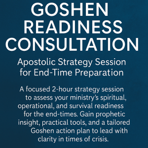 Goshen Readiness Consultation: Apostolic Strategy Session for End-Time Preparation