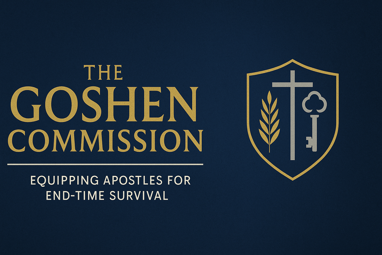 The Goshen Commission: Equipping Apostles for End-Time Survival